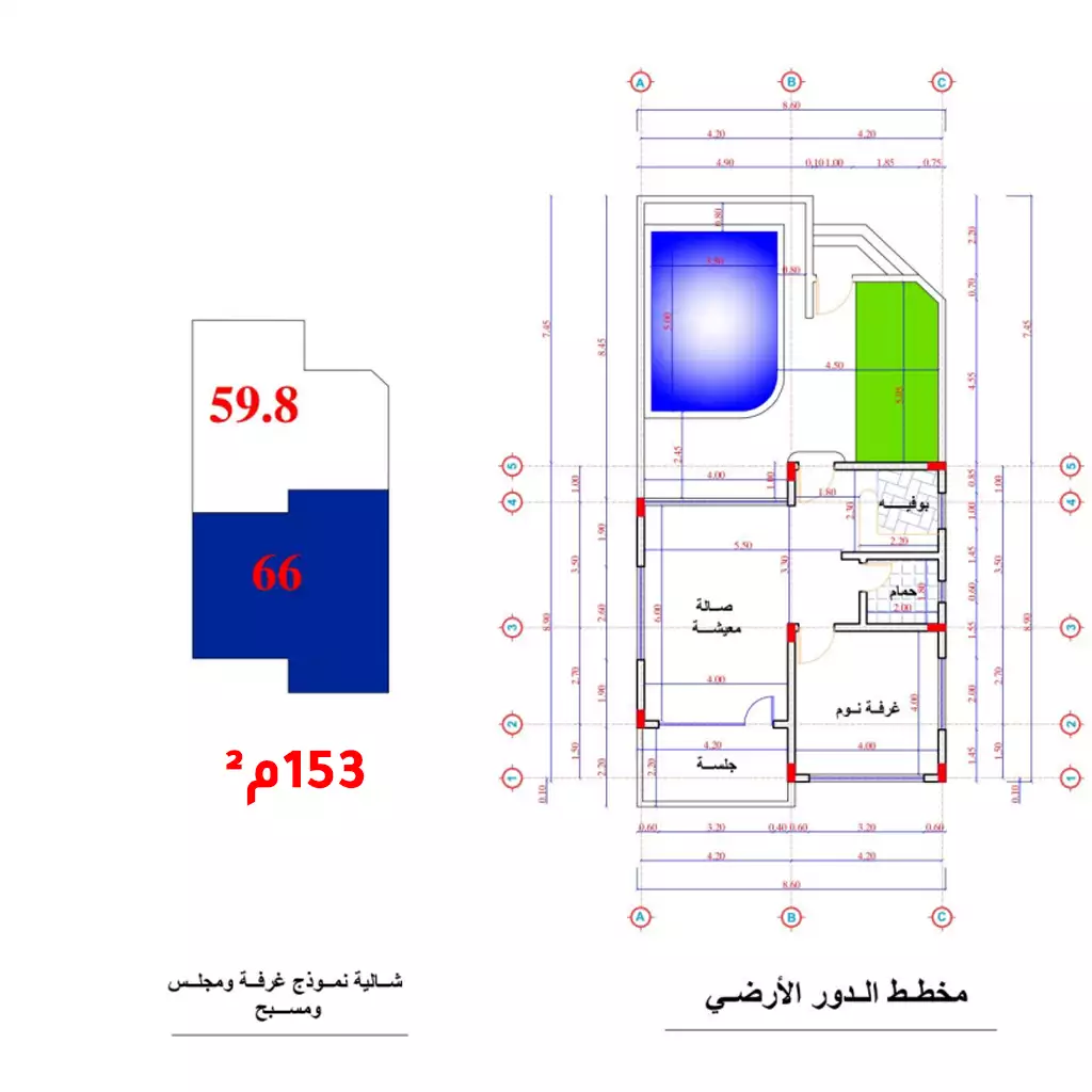 مخطط شالية نموذج B